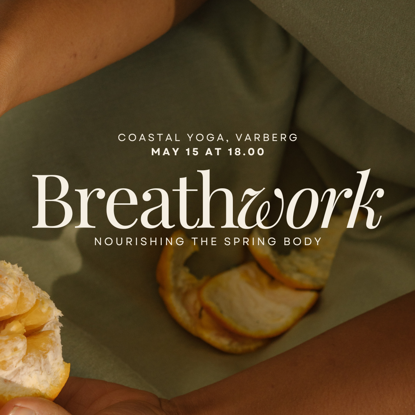 Bild på BREATHWORK — Nourishing The Spring Body - Michelle Baker - 15 maj - Varberg